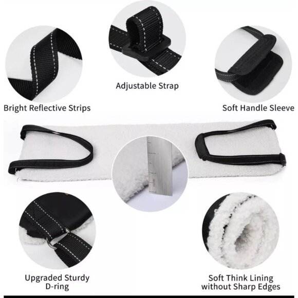 Loobani Dog Support Harness Lift Sling Adjustable Strap Reflective Strips Sz L - Picture 6 of 9